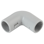 UG-20  Угол 90 градусов ЭРА UG-20 для трубы разборный серый d20мм 10шт
