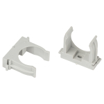 CLIP-32-G-MP  Крепеж-клипса ЭРА CLIP-32-G-MP для трубы прямой монтаж серая d32мм 50шт