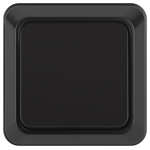 2-101-05  Выключатель Intro Quadro 2-101-05 10А-250В IP20 ОУ антрацит