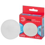 LED GX-8W-840-GX53 R  Лампа светодиодная ЭРА RED LINE LED GX-8W-840-GX53 R 8Вт таблетка нейтральный 