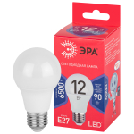 LED A60-12W-865-E27 R  Лампа светодиодная ЭРА RED LINE LED A60-12W-865-E27 R 12Вт груша холодный дне