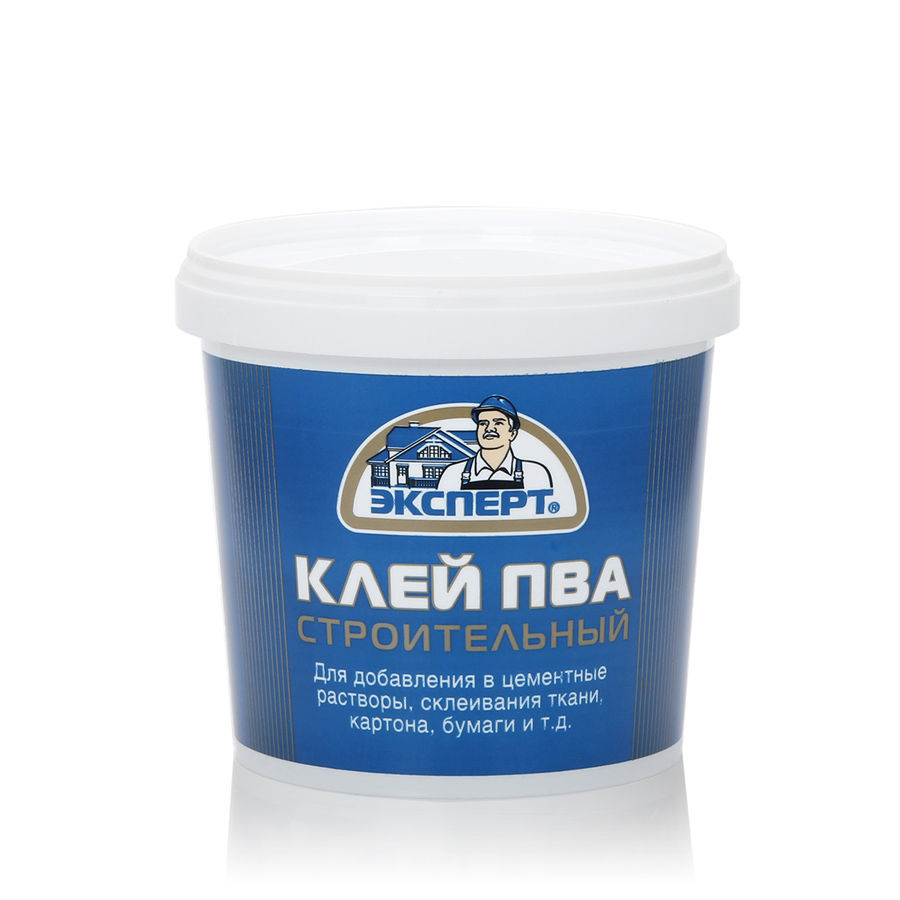 Строительный клей ПВА  ЭКСПЕРТ Фасовка: 0.9 кг