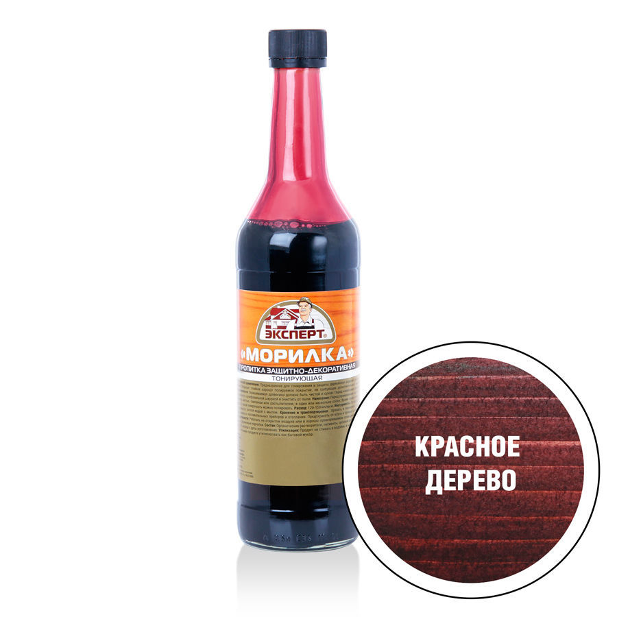 ЭКСПЕРТ Морилка красное дерево (0,5л; 12шт)