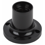 ACS PTR/POT-E27-BAK-BL  Патрон ЭРА Е27 потолочный бакелит, черный
