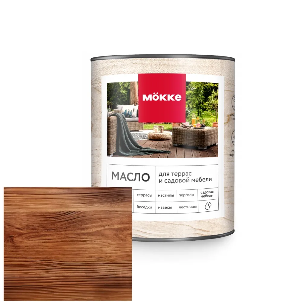 Масло для террас MOKKE (макадами) 0,04 л