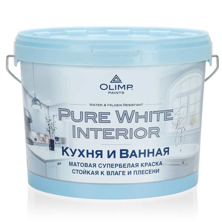 OLIMP Краска для кухонь и ванных комнат (9л)