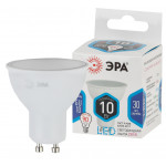LED MR16-10W-840-GU10  Лампа светодиодная ЭРА STD LED MR16-10W-840-GU10 10Вт софит нейтральный белый