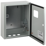 NO_SIMPLE_STM_SHU-3/1-0  Корпус металлический навесной ЭРА SIMPLE ЩУ-3-1-0 (395x310x155) IP54 У2 сер