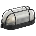 НБП 04-60-002 черный  Светильник ЭРА НБП 04-60-002 Акватермо алюминий/стекло решетка IP54 E27 max 60