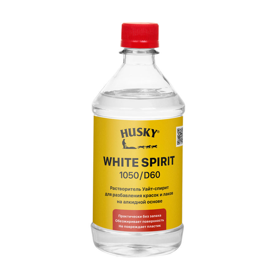 HUSKY White Spirit 1050/D60 уайт-спирит высокоочищенный Фасовка: 0,5 л