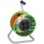 RP-4-2x1.5-50m  Удлинитель силовой ЭРА RP-4-2x1.5-50m на пластиковой катушке без заземления 4 розетк