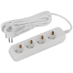 UDL-10-450-E  Удлинитель электрический ЭРА UDL-10-450-E Greenline 4 розетки с заземлением 5м ПВС 3x0