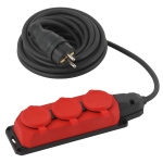 UK-3e-3x1,5-5m-IP44(KG)  Удлинитель силовой ЭРА UK-3e-3x1,5-5m-IP44(KG) с заземлением 3 розетки кауч