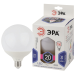 LED G120-20W-6000K-E27  Лампа светодиодная ЭРА STD LED G120-20W-6000K-E27 20Вт шар холодный дневной 