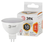 LED MR16-10W-827-GU5.3  Лампа светодиодная ЭРА STD LED MR16-10W-827-GU5.3 10Вт софит теплый белый св