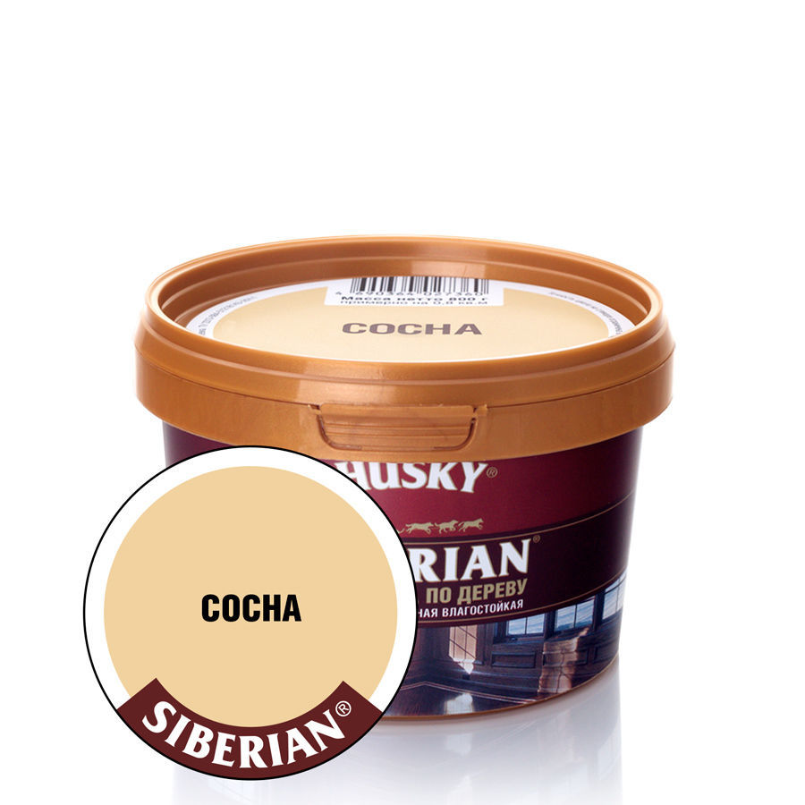 HUSKY Шпатлевка по дереву сосна -20С° (0,4кг; 12шт)