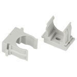 CLIP-20-G-MP  Крепеж-клипса ЭРА CLIP-20-G-MP для трубы прямой монтаж серая d20мм 100шт