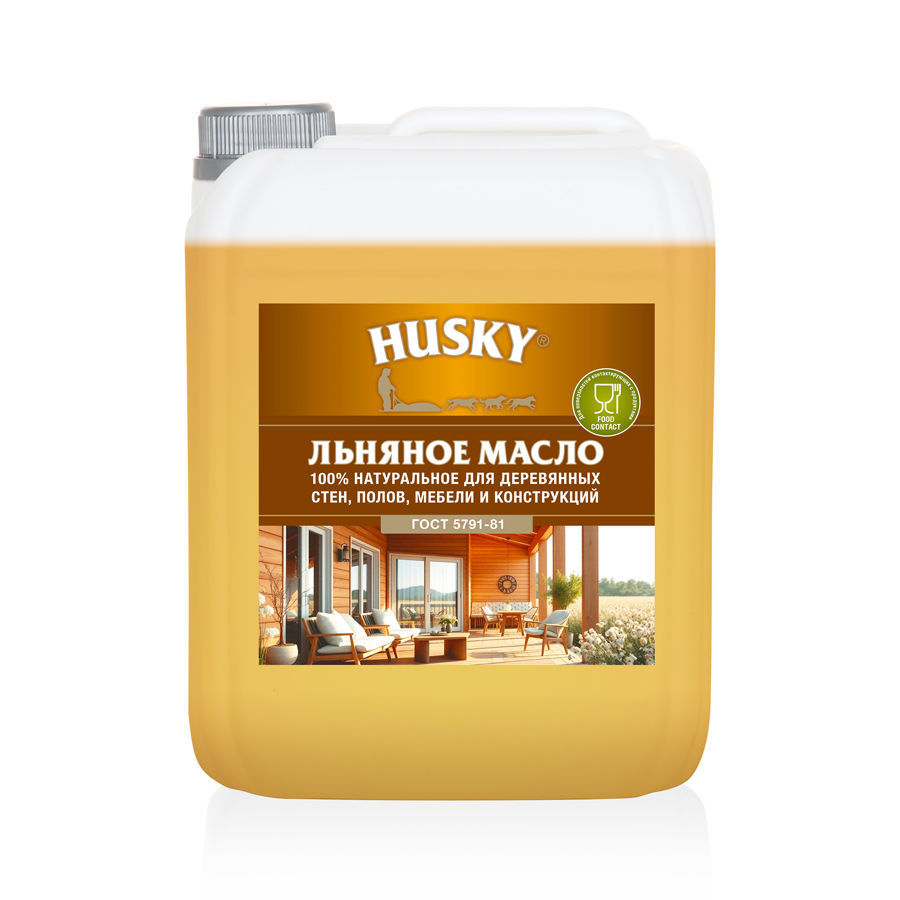 HUSKY Льняное масло  (5л)