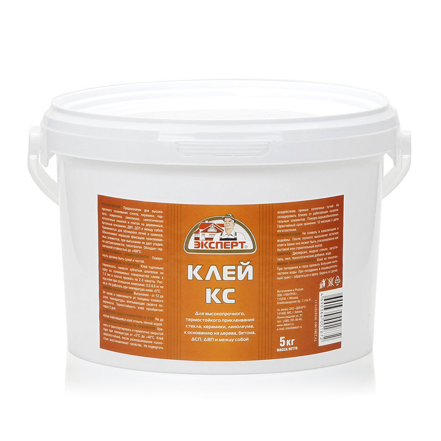 Термостойкий клей КС ЭКСПЕРТ Фасовка: 5 кг