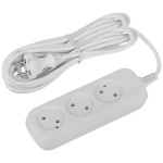 UDL-10-350  Удлинитель электрический ЭРА UDL-10-350 Greenline 3 розетки без заземления 5м ПВС 2x0.75