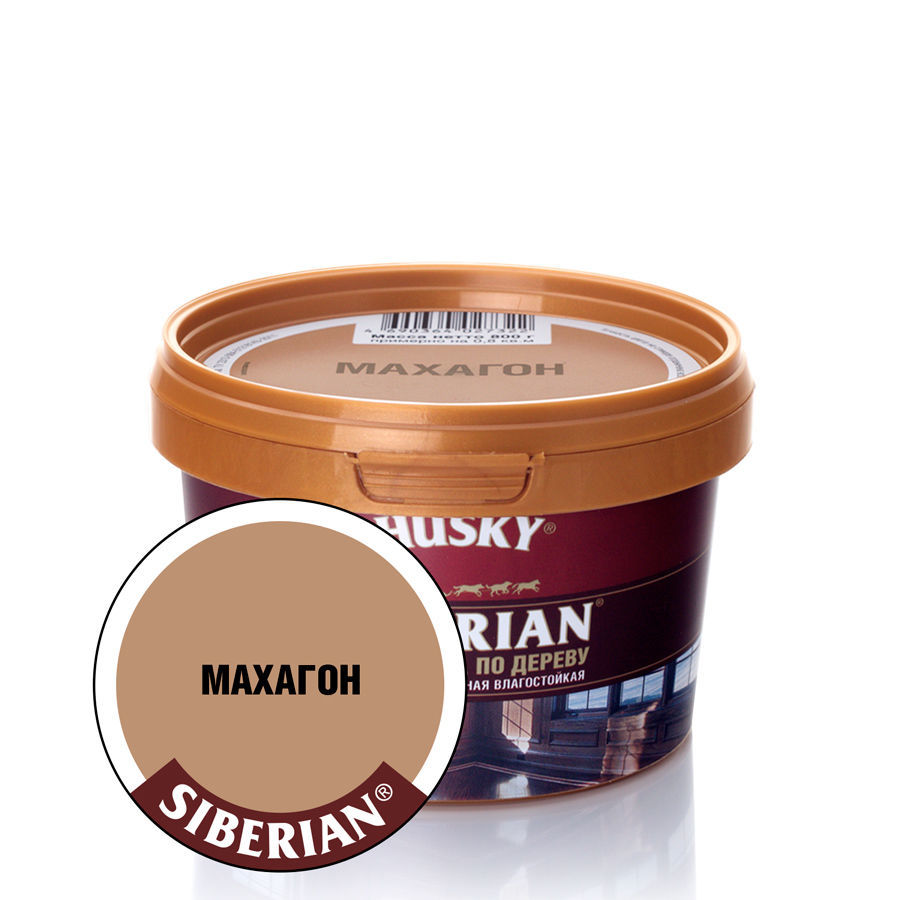 HUSKY Шпатлевка по дереву махагон -20С° (0,4кг; 12шт)