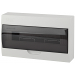 BOXS18_E  Корпус пластиковый навесной ЭРА SIMPLE ЩРН-П-18 IP41 без шин прозрачная крышка белый