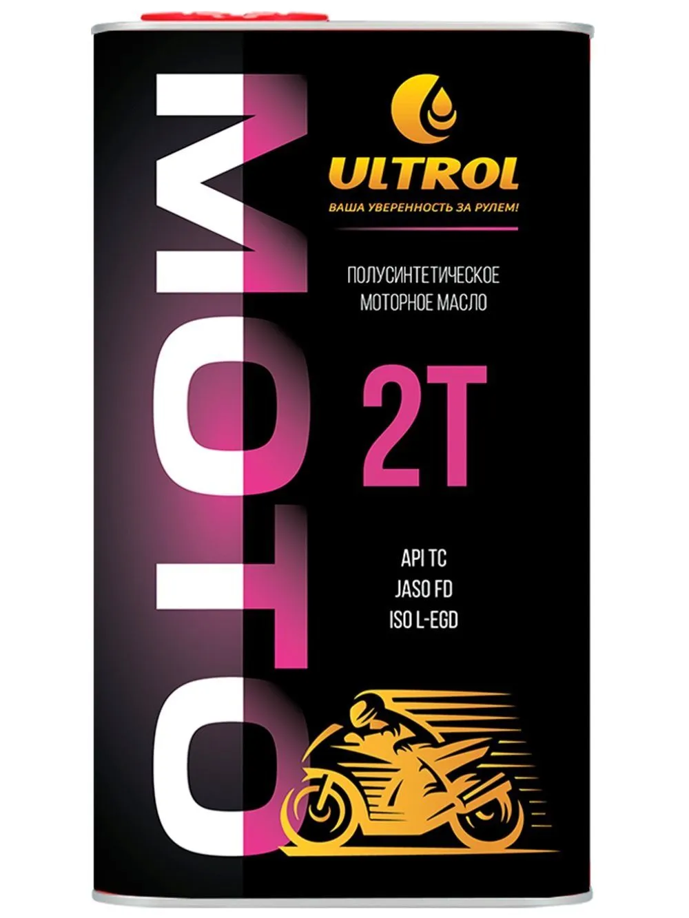 Полусинтетическое моторное масло ULTROL 2T 1л