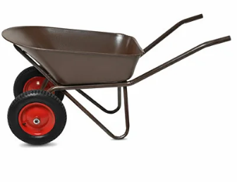 Строительная тачка Бизон, 90 литров (складная)  двухколесная