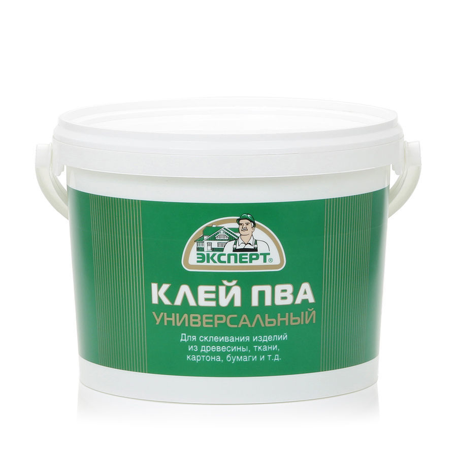 Универсальный клей ПВА ЭКСПЕРТ Фасовка: 2.1 кг