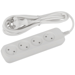 UDL-10-430  Удлинитель электрический ЭРА UDL-10-430 Greenline 4 розетки без заземления 3м ПВС 2x0.75