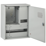 NO-132-02  Корпус металлический навесной ЭРА ЩУРН-3/24 (500х400х155) IP31 УХЛЗ серый