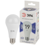LED A65-19W-860-E27  Лампа светодиодная ЭРА STD LED A65-19W-860-E27 19Вт груша холодный дневной свет