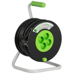 KAT-3x1.5-50m  Удлинитель силовой ЭРА GREEN LINE KAT-3x1.5-50m Greenline на катушке пластик 4 розетк