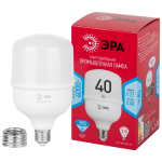 LED POWER T100-40W-4000-E27/E40 R  Лампа светодиодная POWER ЭРА RED LINE LED T100-40W-4000-E27/E40 R