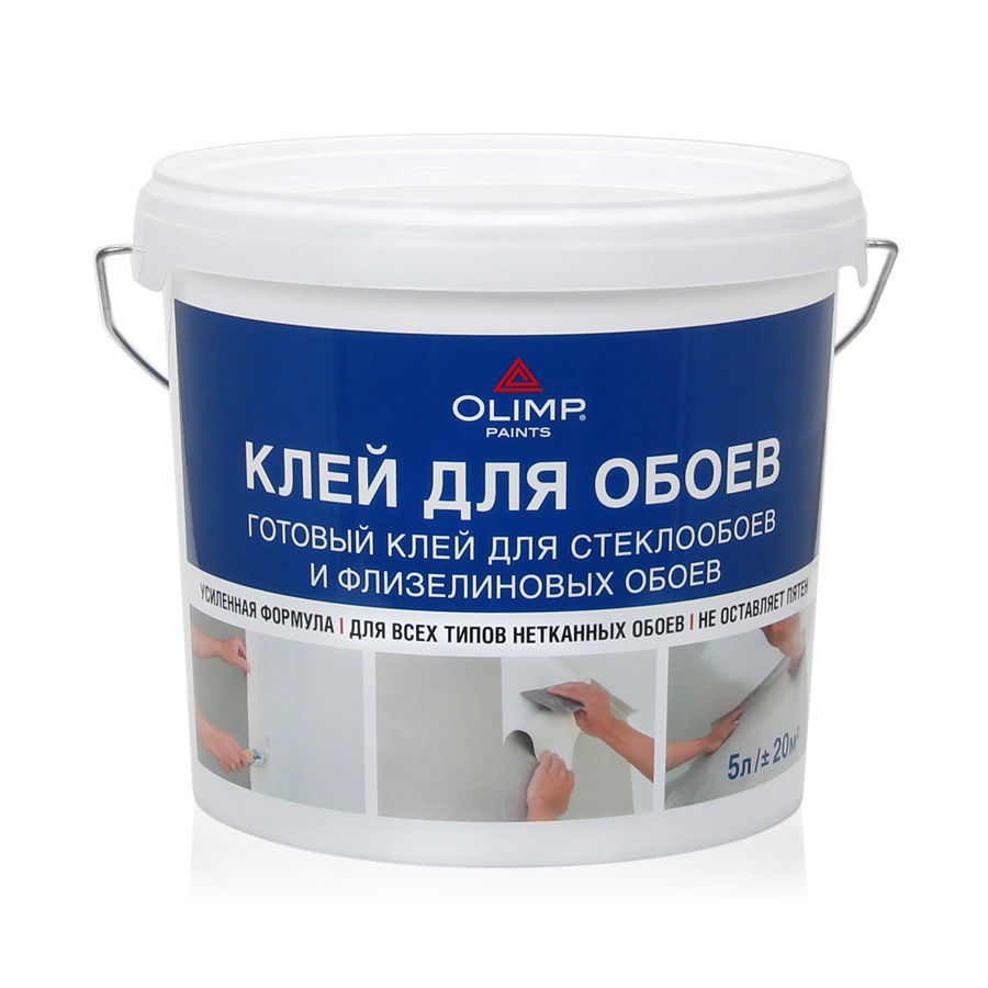 Клей для обоев и стеклообоев ОЛИМП Фасовка: 5 л