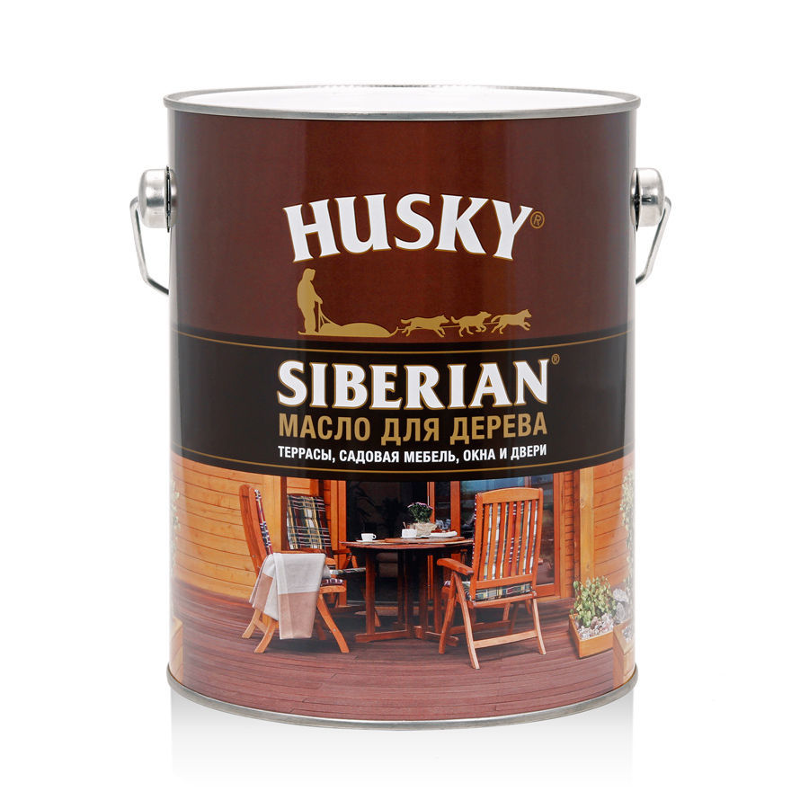 HUSKY SIBERIAN Масло для дерева (2,7л; 3шт)