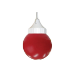 НСП 01-60-003 красный  Светильник ЭРА НСП 01-60-003 подвесной Гранат полиэтилен IP44 E27 max 60Вт ша