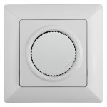 4-401-01  Светорегулятор Intro Solo 4-401-01 поворотный, 600Вт 230В, IP20, СУ, белый