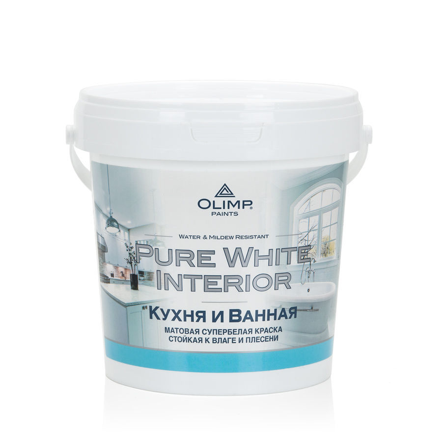 OLIMP Краска для кухонь и ванных комнат (0,9л; 6шт)