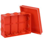 KORv-190-140-70-10g-OR-FR  Распаячная коробка ЭРА KORv-190-140-70-10g-OR-FR ОП огнестойкая 190х140х7