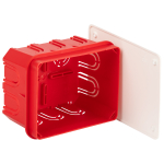 KRT-120-92-70  Распаячная коробка ЭРА KRT-120-92-70 скрытой установки красно-белая 120х92х70мм для т