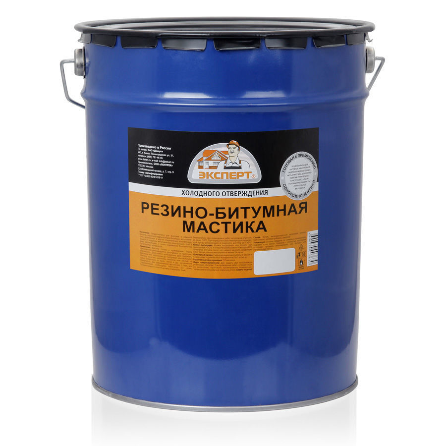ЭКСПЕРТ Мастика резино-битумная холодного отверждения (18кг)