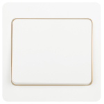 7-109-01  Кнопка Intro Style 7-109-01 10А-250В, IP20, СУ, белый