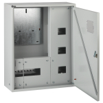 NO-132-04  Корпус металлический навесной ЭРА ЩУРН-3/18 (350х450х155) IP31 УХЛЗ серый