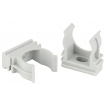 CLIP-40-5  Крепеж-клипса ЭРА CLIP-40-5 для трубы cерая d40мм 5шт