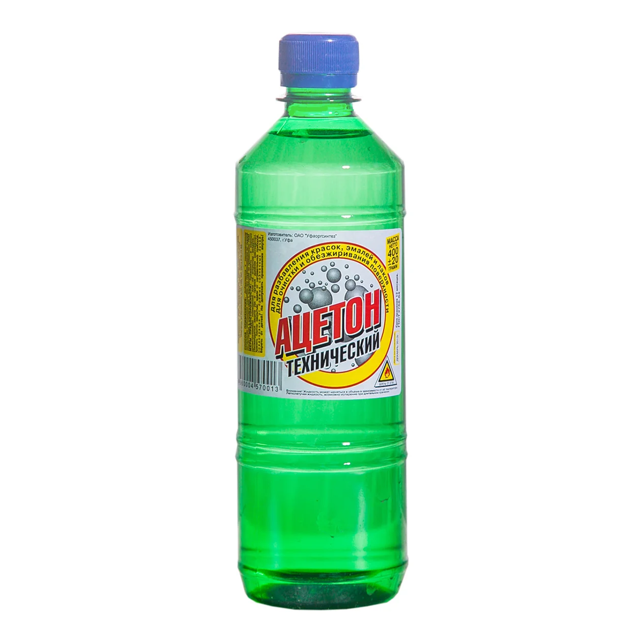 Ацетон, стекло 0,5л (20)