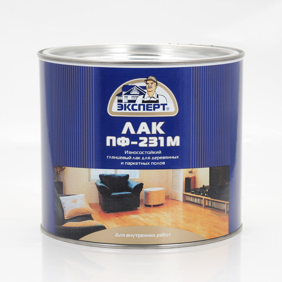 Паркетный лак ПФ-231 ЭКСПЕРТ Фасовка: 1.8 кг