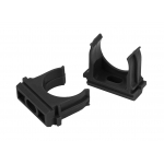 CLIP-32-5-B  Крепеж-клипса ЭРА CLIP-32-5-B для трубы черная d32мм 5шт