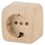 3-202-11  Розетка Intro Polo 3-202-11 2P+E Schuko 16А-250В IP20 ОУ сосна