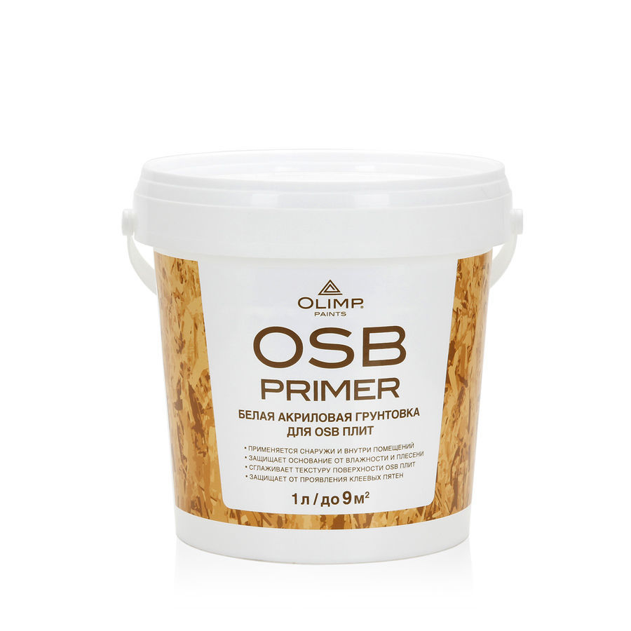 OLIMP Грунтовка акриловая для OSB-плит  (1л; 6шт)